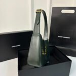 LE 5 À 7 BAG 24 DARK GREEN CALFSKIN - Image 3