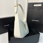 LE 5 À 7 BAG 24 WHITE CALFSKIN - Image 9