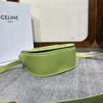 FOLCO CUIR TRIOMPHE 18 IN INCHWORM GREEN CALFSKIN - Image 5
