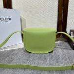 FOLCO CUIR TRIOMPHE 18 IN INCHWORM GREEN CALFSKIN - Image 7