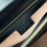 HORSEBIT 1955 MEDIUM TOP HANDLE BAG 29 IN BLACK CALFSKIN GOLD HARDWARE - Image 14