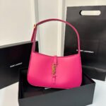 LE 5 À 7 BAG 24 BRIGHT PINK CALFSKIN - Image 8