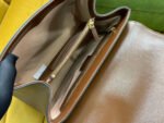 GG HORSEBIT 1955 SMALL 29 BAG BEIGE CANVAS AND LIGHT BROWN CALFSKIN - Image 8
