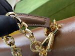 GG HORSEBIT 1955 SMALL 29 BAG BEIGE CANVAS AND LIGHT BROWN CALFSKIN - Image 16