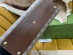 GG HORSEBIT 1955 SMALL 29 BAG BEIGE CANVAS AND LIGHT BROWN CALFSKIN - Image 15