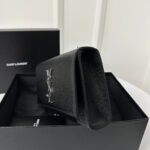 KATE 20 SMALL IN CALFSKIN BLACK WITH SILVER LOGO - Image 14