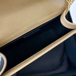 KATE 20 SMALL IN CALFSKIN BEIGE CREAM WITH GOLD LOGO - Image 8