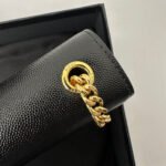 KATE 20 SMALL IN CALFSKIN BLACK WITH GOLD LOGO - Image 17