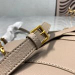 CD Saddle Bag Strap Warm Taupe Grained Brown Calfskin - Image 7