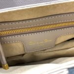 CD Saddle Bag Strap Warm Taupe Grained Brown Calfskin - Image 8