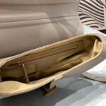 CD Saddle Bag Strap Warm Taupe Grained Brown Calfskin - Image 18