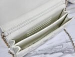 LADY 21 CHAIN BAG IN WHITE LAMBSKIN - Image 18
