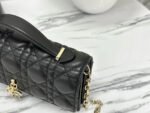 LADY CHAIN BAG 21 IN BLACK LAMBSKIN - Image 5