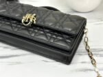 LADY CHAIN BAG 21 IN BLACK LAMBSKIN - Image 16