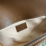 GG HORSEBIT 1955 BAG 24 IN BEIGE CANVAS AND BROWN CALFSKIN - Image 17