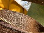 OPHIDIA GG SMALL 25 HANDBAG BEIGE AND EBONY SUPREME CANVAS - Image 12