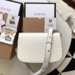 GG HORSEBIT 1955 MINI BAG 25 IN WHITE CALFSKIN - Image 11