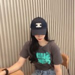 BASEBALL CAP IN BLACK CANVAS - Image 6