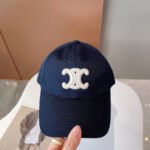 BASEBALL CAP IN BLACK CANVAS - Image 3