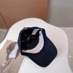 BASEBALL CAP IN BLACK CANVAS - Image 2