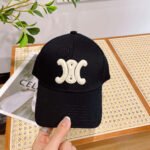 BASEBALL CAP MODEL 652274 IN BLACK FABRIC - Image 2