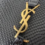 LE 5 À 7 HANDBAG 24 IN SNAKE PATTERN BLACK CALFSKIN - Image 14