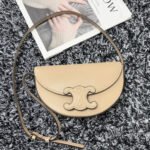 BESACE TRIPHOME 23 BEIGE CREAM CALFSKIN - Image 4