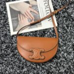 BESACE TRIPHOME 23 CINNAMON BROWN CALFSKIN - Image 10