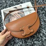 BESACE TRIPHOME 23 CINNAMON BROWN CALFSKIN - Image 2