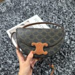 BESACE TRIPHOME 23 BLACK PATTERN CALFSKIN - Image 11