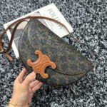 BESACE TRIPHOME 23 BLACK PATTERN CALFSKIN - Image 13