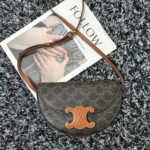 BESACE TRIPHOME 23 BLACK PATTERN CALFSKIN - Image 10