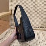 LE 5 À 7 BAG 24 BLACK CALFSKIN HOBO - Image 12