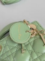 MICRO LADY 12 BAG IN LIGHT GREEN LAMBSKIN - Image 12
