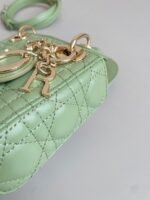MICRO LADY 12 BAG IN LIGHT GREEN LAMBSKIN - Image 15