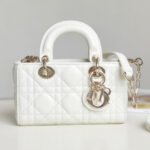 LADY D-JOY MICRO 16 IN WHITE LAMBSKIN - Image 10