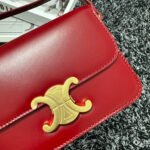 TRIOMPHE TEEN 18 CHERRY RED COWHIDE LEATHER - Image 5