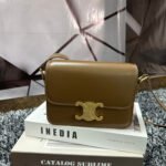 TRIOMPHE TEEN 18 CARAMEL BROWN COWHIDE LEATHER - Image 12