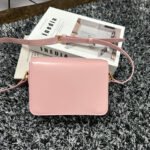 TRIOMPHE TEEN 18 PINK PASTEL COWHIDE LEATHER - Image 6