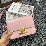 TRIOMPHE TEEN 18 PINK PASTEL COWHIDE LEATHER - Image 4