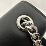 KATE TASSEL 20 BLACK CALFSKIN WITH SILVER LOGO - Image 18