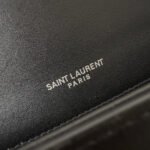 KATE TASSEL 20 BLACK CALFSKIN WITH SILVER LOGO - Image 8