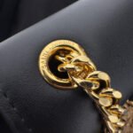 KATE TASSEL 20 BLACK CALFSKIN WITH GOLD LOGO - Image 8