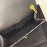 KATE TASSEL 20 BLACK CALFSKIN WITH GOLD LOGO - Image 18