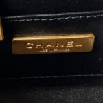 CC SMALL 15 VANITY CASE IN BLACK CALFSKIN GOLD HARDWARE - Image 18