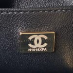 CC SMALL 15 VANITY CASE IN BLACK CALFSKIN GOLD HARDWARE - Image 7
