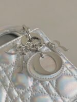 MICRO LADY 12 BAG IN SILVER LAMBSKIN - Image 4
