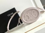 SMOOTH CALFSKIN 16 OVAL WHITE BAG - Image 2