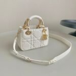 MINI LADY 19 IN WHITE LAMBSKIN - Image 11