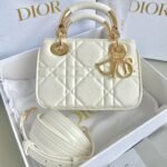 MINI LADY 19 IN WHITE LAMBSKIN - Image 10